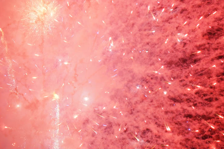 Redondo Beach fireworks from Seaside Lagoon