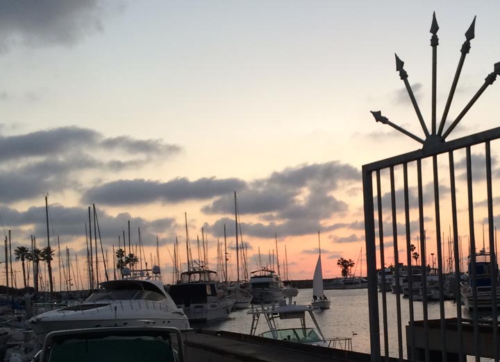 coming-home-king-harbor-sunset