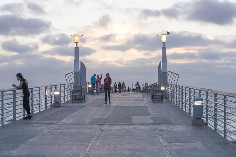 smartphone-sunset-hermosa-pier