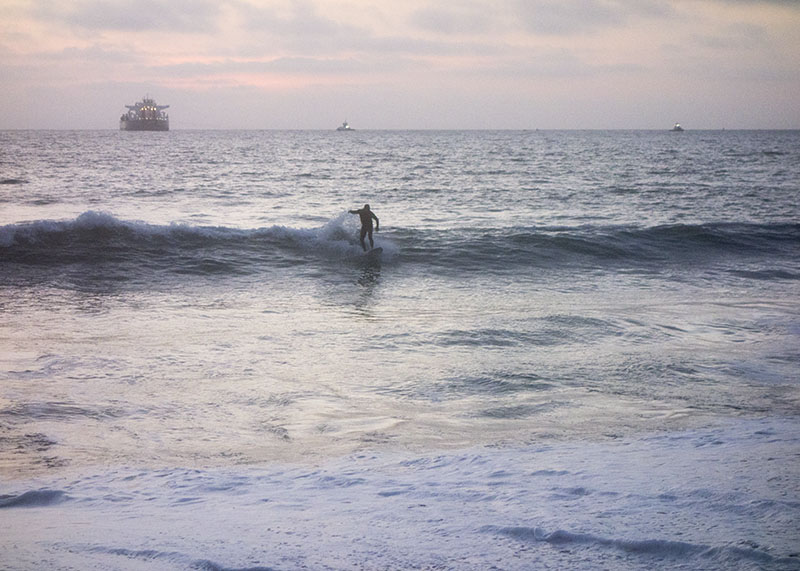 el-porto-sunset-surfer-march-friday