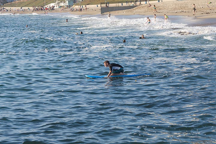 paddling-out-serious-intent-rb-south-pier-july